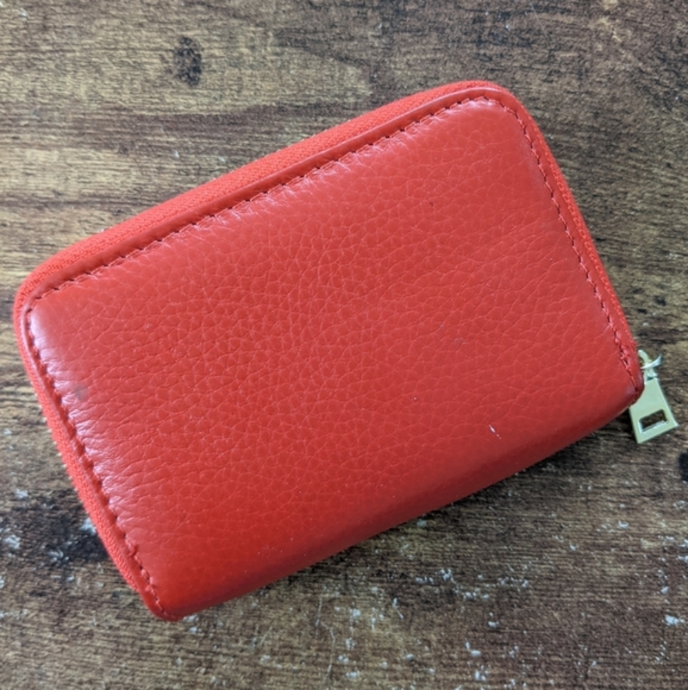 NWOT Leather Card Holder Wallet